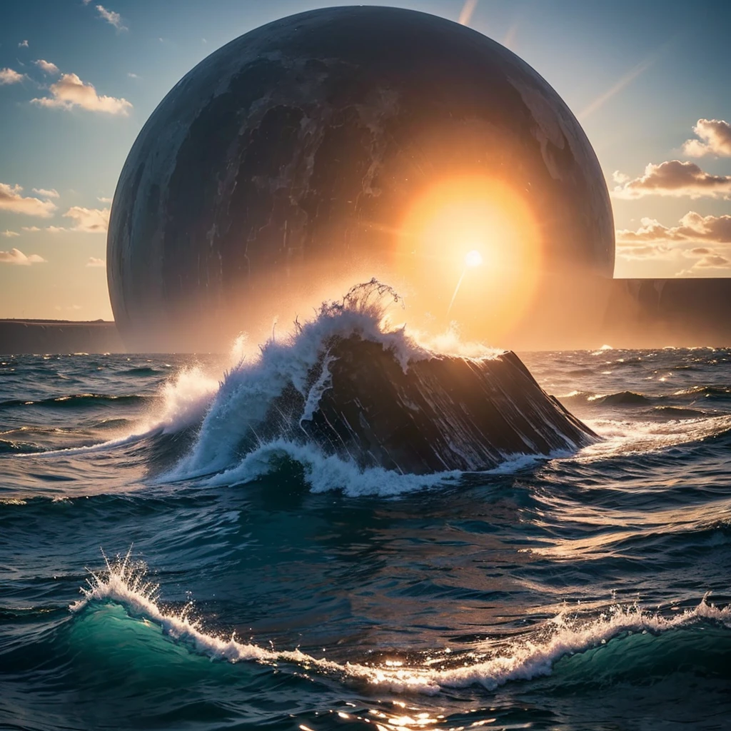 In the beginning God created the heavens and the earth.
2 The Earth has no shape、It was empty.; Darkness covered the surface of the abyss, And the Spirit of God moved upon the face of the waters and dunes.