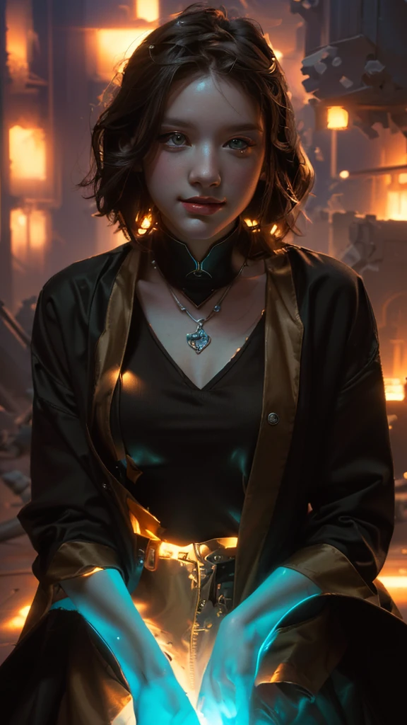 masterpiece, best quality, (extremely detailed CG unity 8k wallpaper), (best quality), (best illustration), (best shadow), absurdres, realistic lighting, (Abyss), beautiful detailed glow, art by PeterMohrBacher,