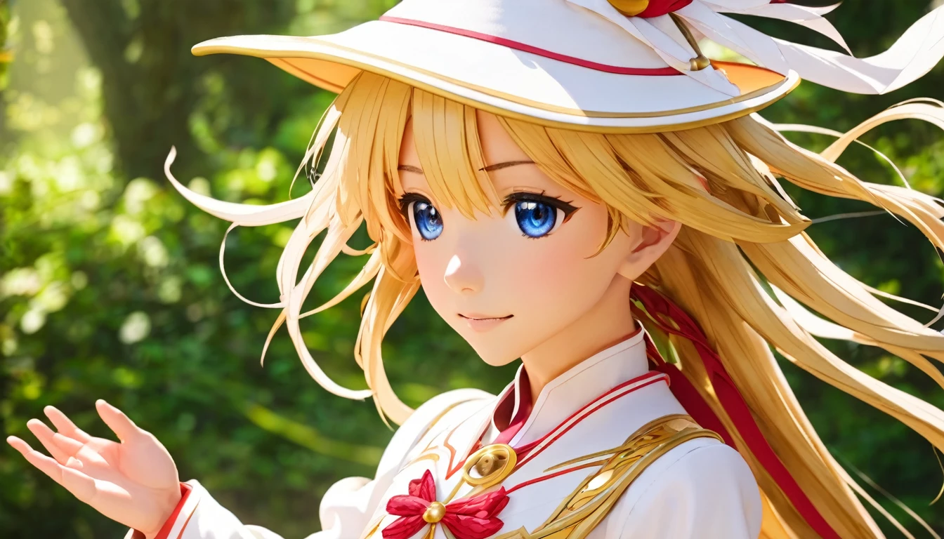 (((Dancing with the wind、A magician girl who exudes a magical atmosphere:1.3))), (((Intricate White Mage costume and hat:1.1))), The function of the heart's flame, Snowflake Pendulum Melancholic Song, Depicting a world of beauty and sadness, Movement and ethereal beauty、A sparkling bubble of magic swirling in a spell., Undeniably amazing image quality and expert precision including intricate examples of detailed design, Awesome background details, Everything is captured so clearly, Render in astonishing 32K resolution, Beautiful sparkle, (The ultimate in seductive and ethereal quality:1.3), (((Intricately detailed colored pencil illustration:1.3))), (Very insanely delicate:1.3), (((high quality:1.3))), Takism, (High Contrast:1.2), An absurd solution, Impeccable quality, 最high quality, high quality, 最high quality,