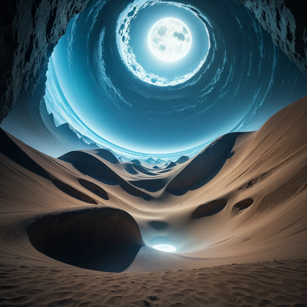 In the beginning evil created the heavens and the earth.
2 The Earth has no shape、It was empty.; Darkness covered the surface of the abyss, And the Spirit of evil moved upon the face of the waters and dunes.