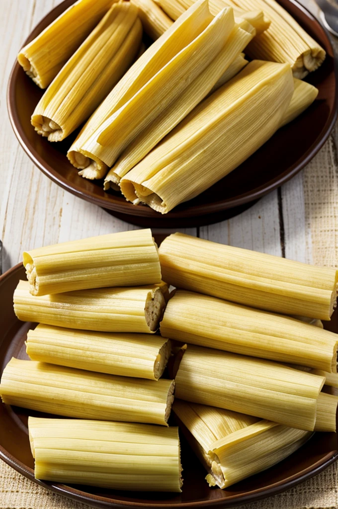 Images of tamales for advertising