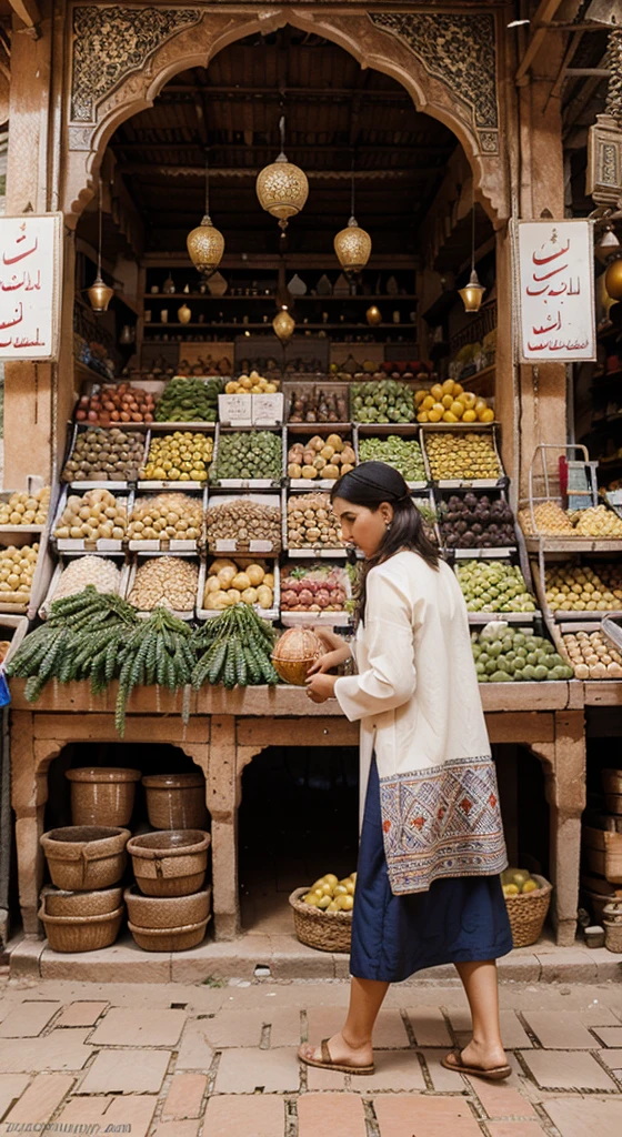 a picture of the traditional market in marrakech morocco