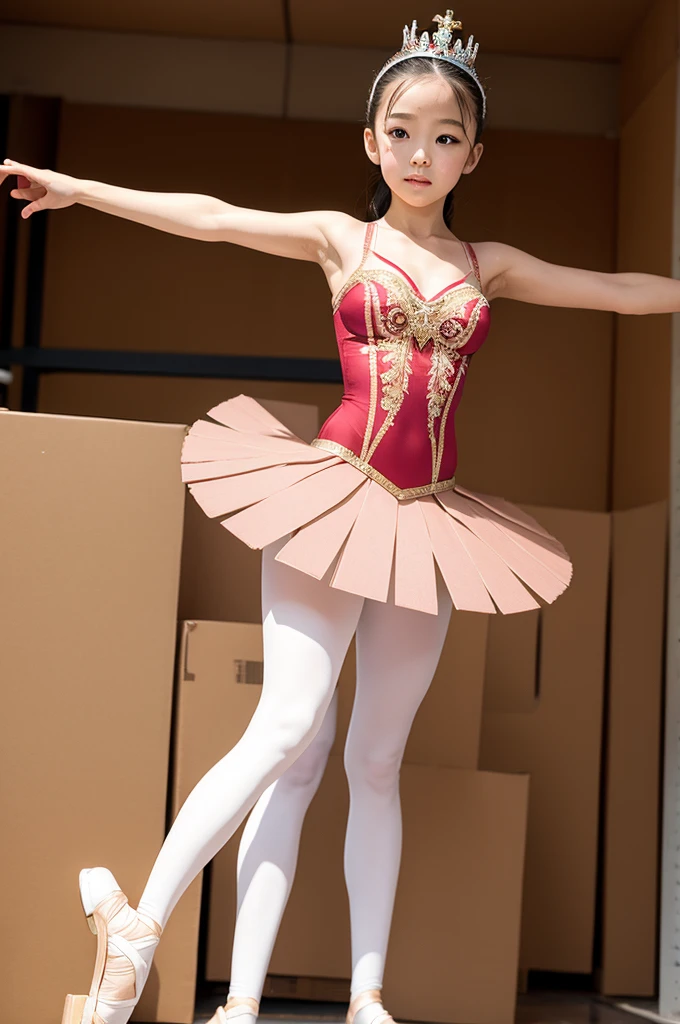Cardboard ballerina