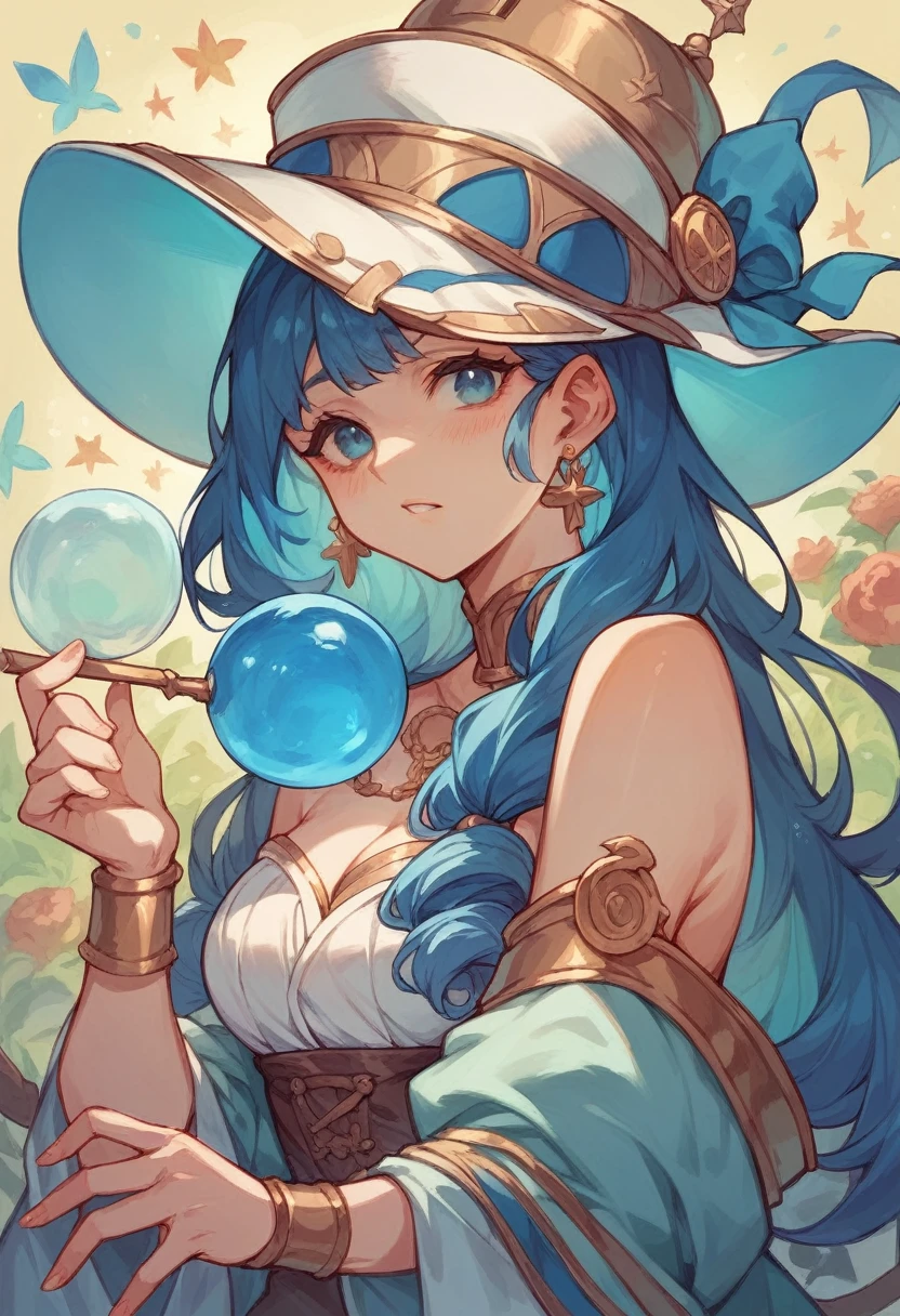 blue powder