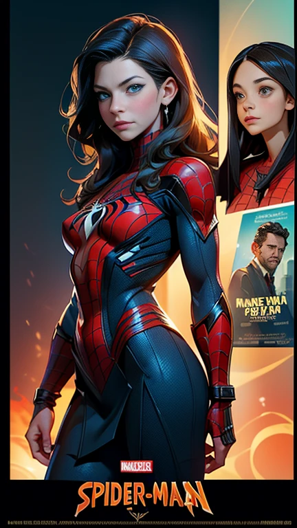 mulher jovem em traje de aranha - homem, aranhaverso, Betty Cooper •, spider - estilo de arte verso, ( ( Mulher-Aranha ) ), morena, Mulher Aranha, no aranhaverso, Estilo Marvel, em estilo de maravilha, no aranhaverso