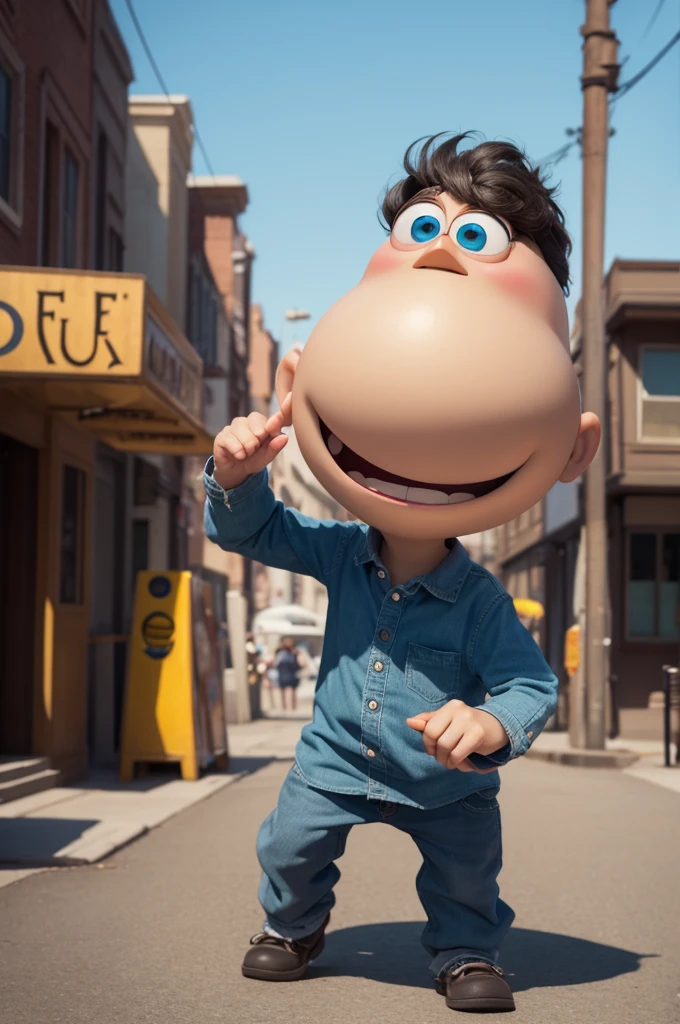 I want a photo of an emotion from Pixar Funnily