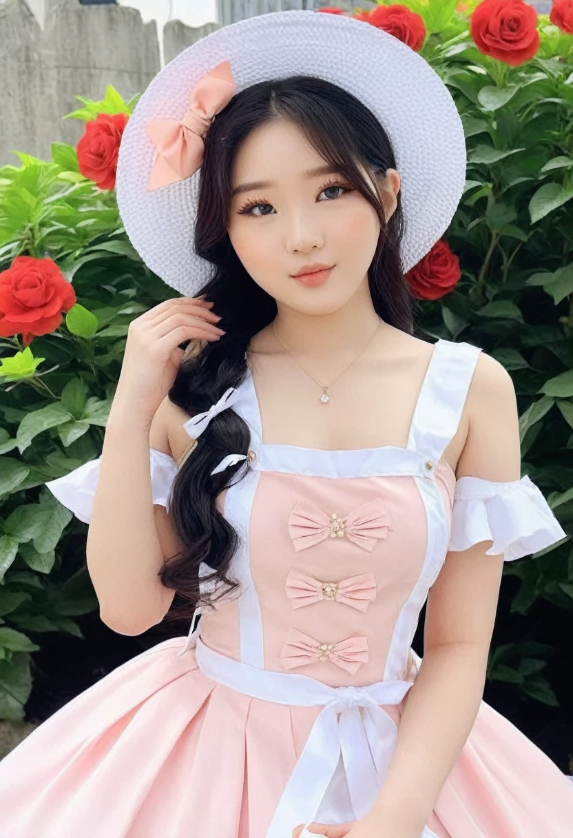 (best high quality:1.5), obra de arte, (8k), extremely detailed, (High details:1.4), Solo, ((Go Youn-jung)), (((24 year old Korean Ulzzang female))), (cosplay), BREAK, (Photo/medium)/