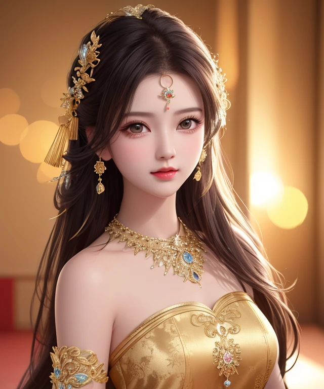 best quality, masterpiece, highres, 1girl,china dress,hair ornament,necklace, jewelry,Beautiful face,upon_body, tyndall effect,photorealistic, dark studio, rim lighting, two tone lighting,(high detailed skin:1.2), 8k uhd, dslr, soft lighting, high quality, volumetric lighting, candid, Photograph, high resolution, 4k, 8k, Bokeh,