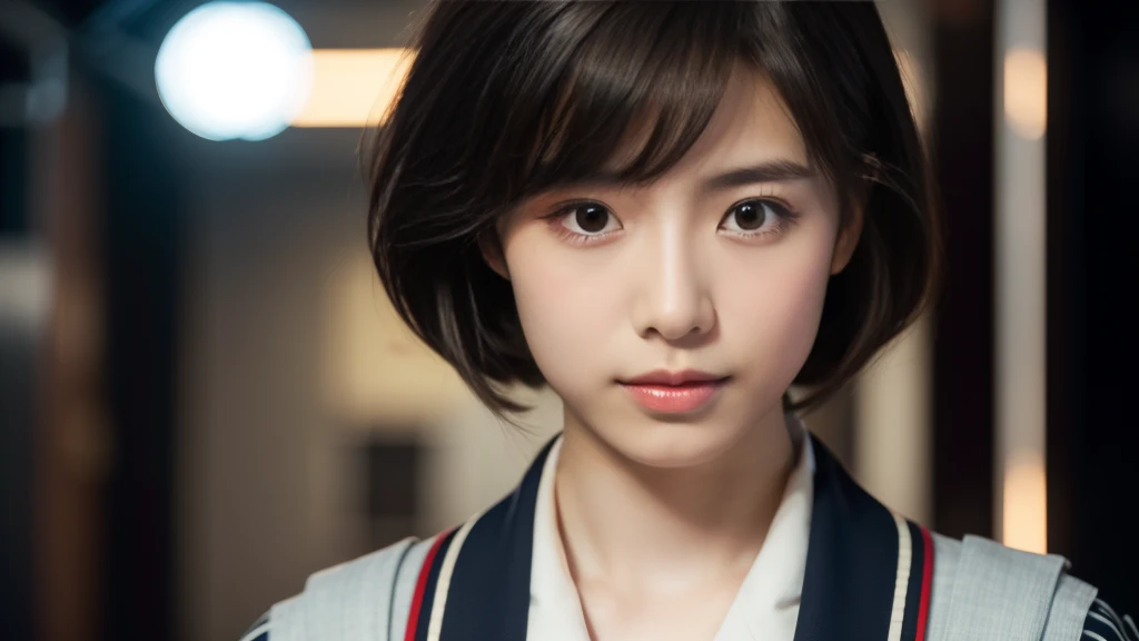 ((masterpiece, Highest quality)), Cleavageの綺麗な美しい女性 :1.55, Cleavage:1.55,(brown〜Black Hair, Bob Hairstyle, Square face), (Big Breasts:1.5), (Natural Skin), foot, (Super short airline stewardess uniform:1.3), (Seductive look:1.2), Airplane cabin background, (超High resolution, 8k wallpaper, High resolution), Cinema Lighting, Physically Based Rendering, Award-winning, Highly detailed skin, Highly detailed face, High Detail Eyes, Carl Zeiss 85mm f/1.4, By Ellen von Unwerth