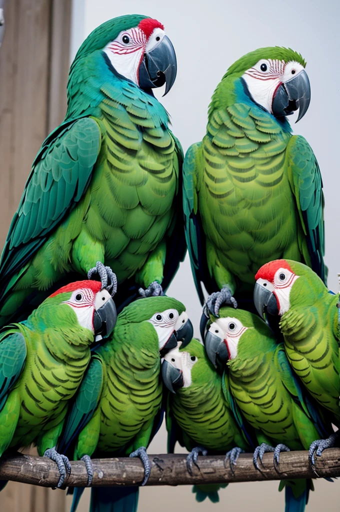 military parrots