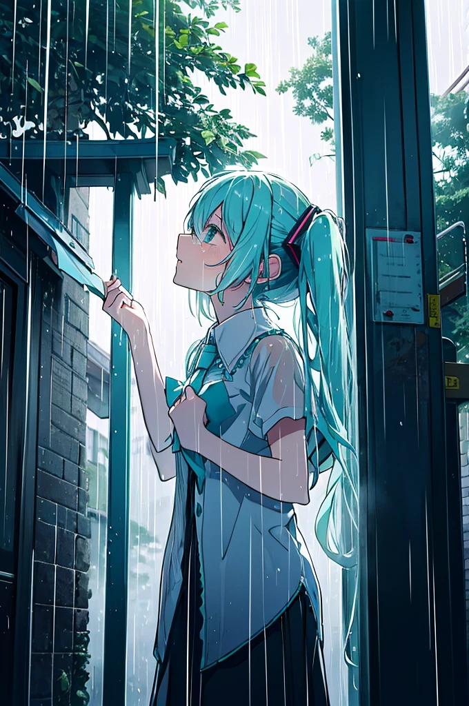 Under the Rain　Sing as if screaming　Hatsune Miku: Song of Sadness and Farewell　Chasing the dreams engraved in my heart　The sound of the rain pushes you forward　Tears in the rain　Sing as if screaming　Hatsune Miku Song of Love and Hope　I want to reach the heart of someone who is excited　This thought in the rain　Get stronger

In the rain　Sing as if screaming　Hatsune Miku: Song of Solitude and Courage　Push me forward, hold the key to open the door to tomorrow, in the rain　Believe in yourself even in the rain　Sing as if screaming　Hatsune Miku Sadness and Sorrow　With a song that blooms in my heart　Small flower in the rain　Growing in the rain　Sing as if screaming　Hatsune Miku: The Road to the Future　Dreaming about someone　Gentle feelings in the rain　Get stronger