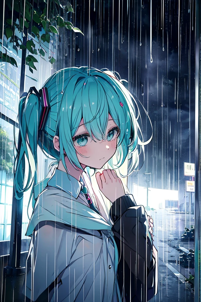 Under the Rain　Sing as if screaming　Hatsune Miku: Song of Sadness and Farewell　Chasing the dreams engraved in my heart　The sound of the rain pushes you forward　Tears in the rain　Sing as if screaming　Hatsune Miku Song of Love and Hope　I want to reach the heart of someone who is excited　This thought in the rain　Get stronger

In the rain　Sing as if screaming　Hatsune Miku: Song of Solitude and Courage　Push me forward, hold the key to open the door to tomorrow, in the rain　Believe in yourself even in the rain　Sing as if screaming　Hatsune Miku Sadness and Sorrow　With a song that blooms in my heart　Small flower in the rain　Growing in the rain　Sing as if screaming　Hatsune Miku: The Road to the Future　Dreaming about someone　Gentle feelings in the rain　Get stronger