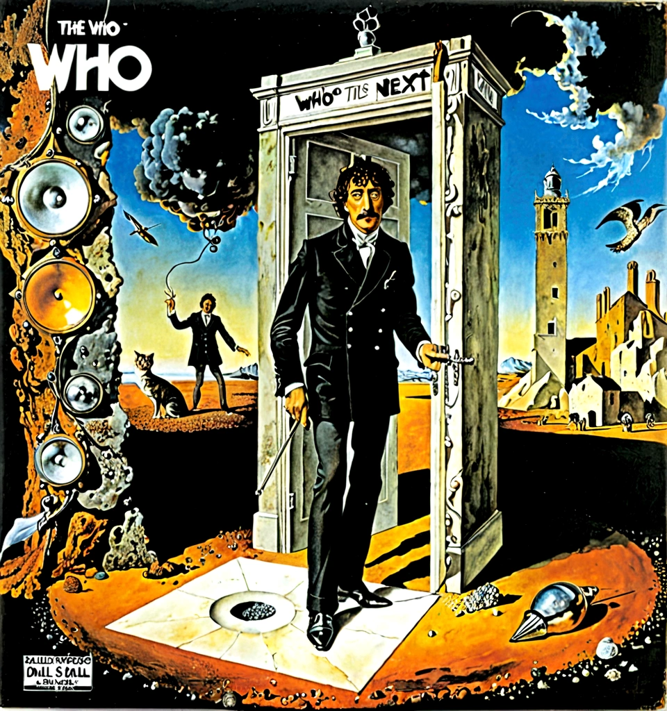 Cover of The Who "Who's Next" album, by Salvador Dali