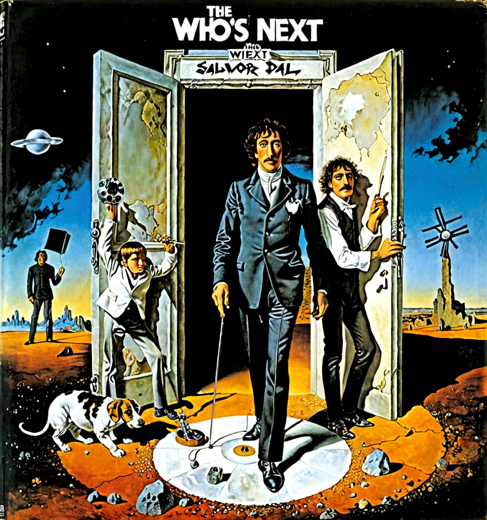 Cover of The Who "Who's Next" album, by Salvador Dali