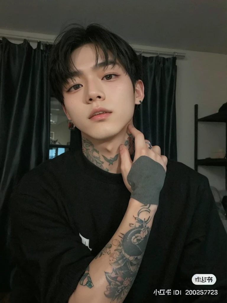 Korean boy, ulzzang, tattoo