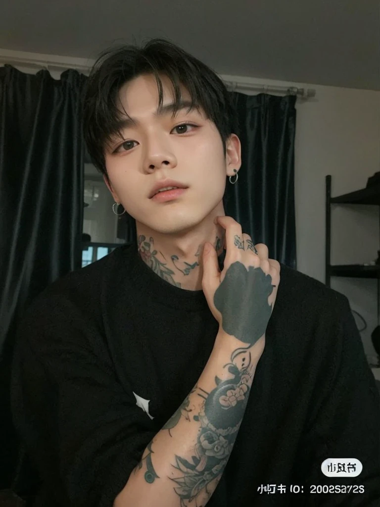 Korean boy, ulzzang, tattoo