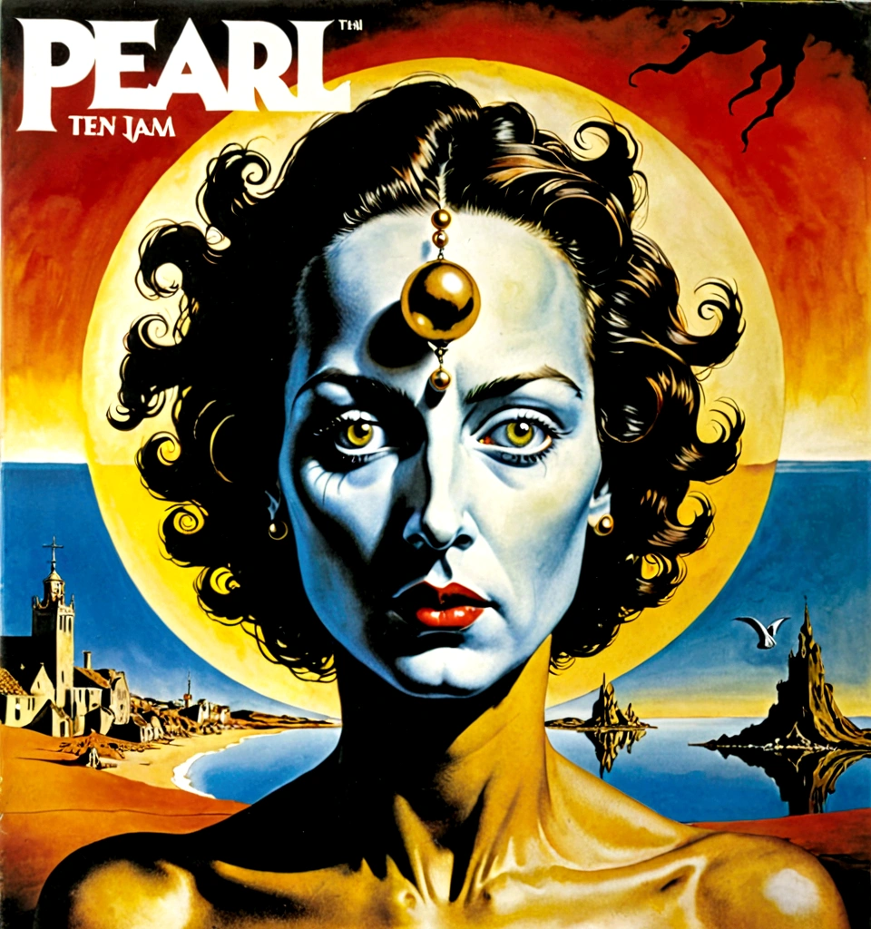 Cover of Pearl Jam "Ten" album, by Salvador Dali