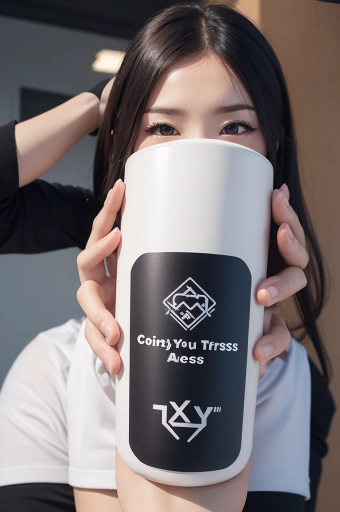 Create a logo for my product called, Goodbye Anxiety and Stress