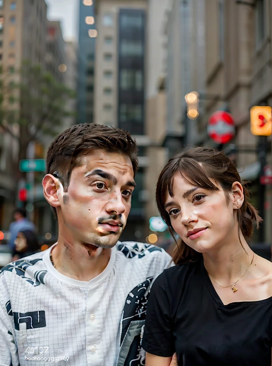 realistic photography, 1boy,1girl,bokeh