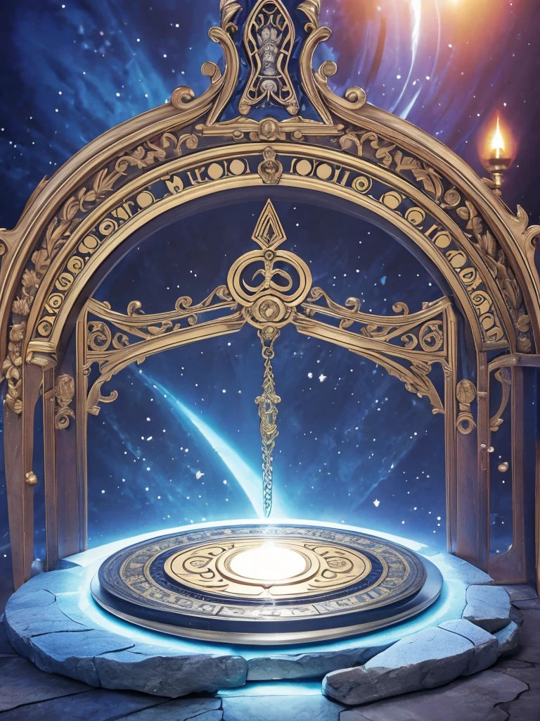 Highest quality、Story cover、Fantasy、magic circle、slate