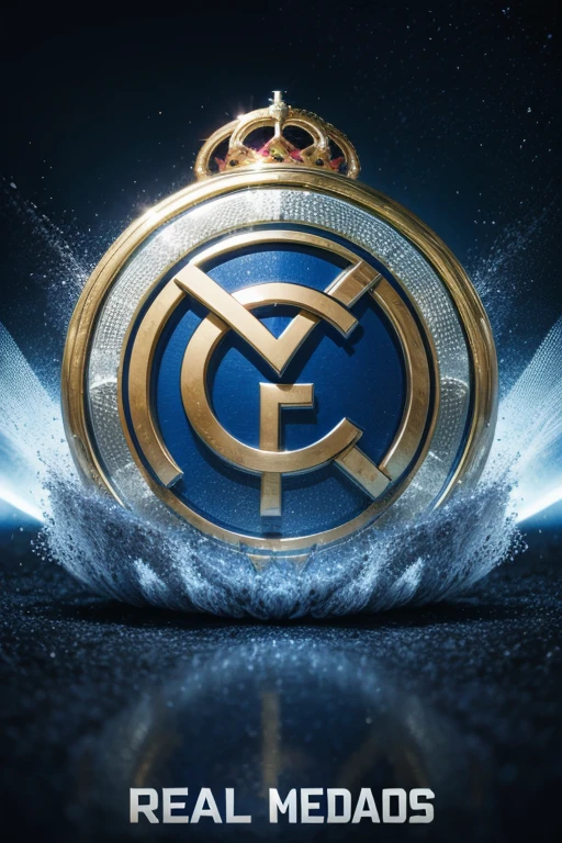 Real Madrid background for football art