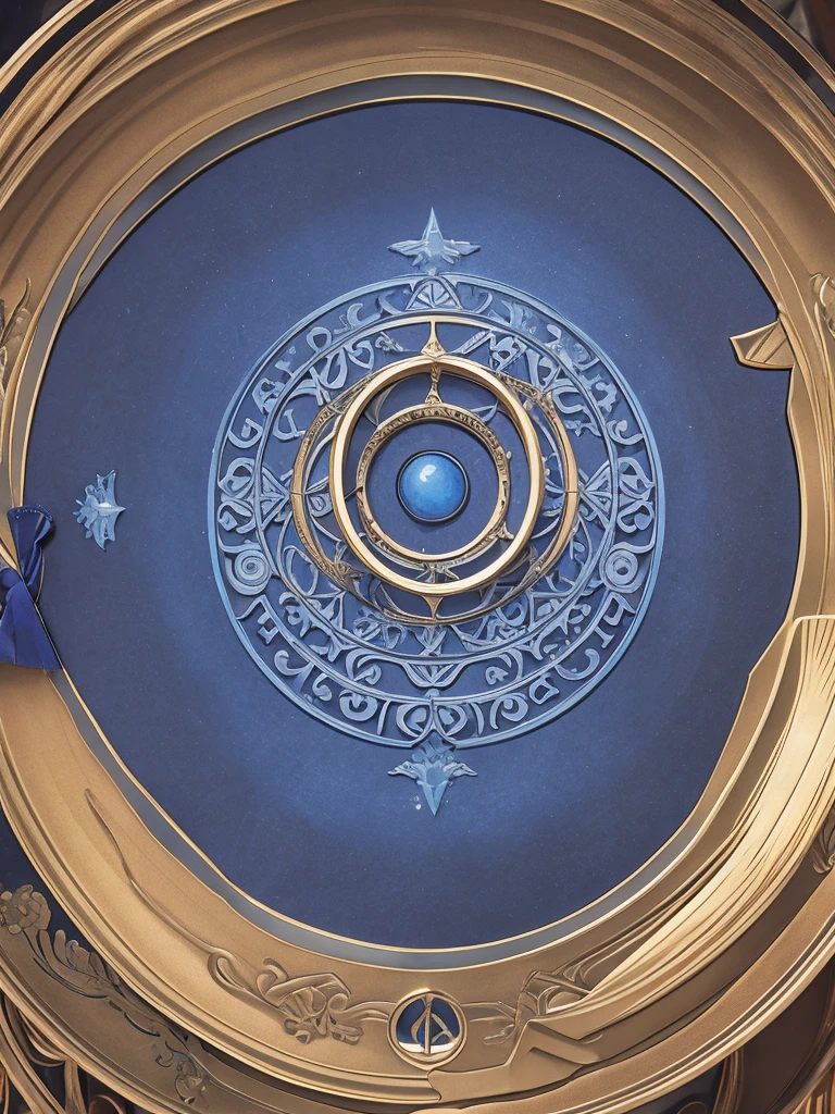 Highest quality、Story cover、Fantasy、magic circle、slate