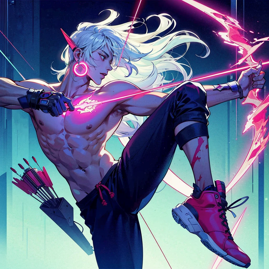 1boy,(a 13 yo boy:1.5)、Anime-style protagonist、Cyberpunk Boy、Black attire、silber hair、machine gun、Handgun、Whole body bloody、The beginning of the adventure、Lots of clouds,heavy fog、Lightning、Moon,Chaotic city of the future、dystopian、Dim lighting、Chaotic、Beautiful and fantastic scenery、Cinematic scenery、hightquality、masutepiece,in 8K、hight resolution、