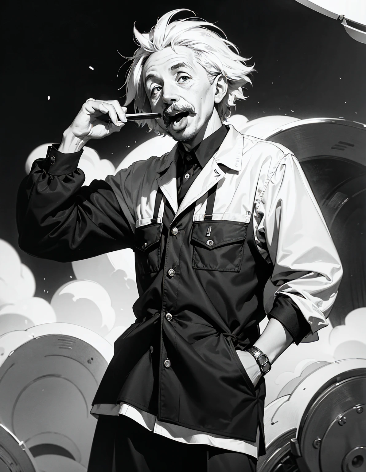 The famous black and white photo shows Einstein sticking out his tongue、It is widely known for capturing his humorous and human side.。This photo shows、This photo was taken on Einstein&#39;s 72nd birthday in 1951.、This is a stark contrast to the strict image of a scholar.。His unique sense of humor、It&#39;s all condensed into this one photo.。