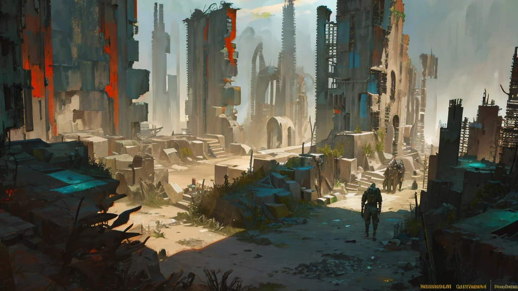a desolate abandoned cosmodrome, crumbling concrete structures, rusted metal, overgrown vegetation, atmospheric lighting, moody tones, cinematic composition, dramatic shadows, abandoned vehicles, decaying remnants of space exploration, sense of isolation and decay, highly detailed, photorealistic, 8k, masterpiece, isometric