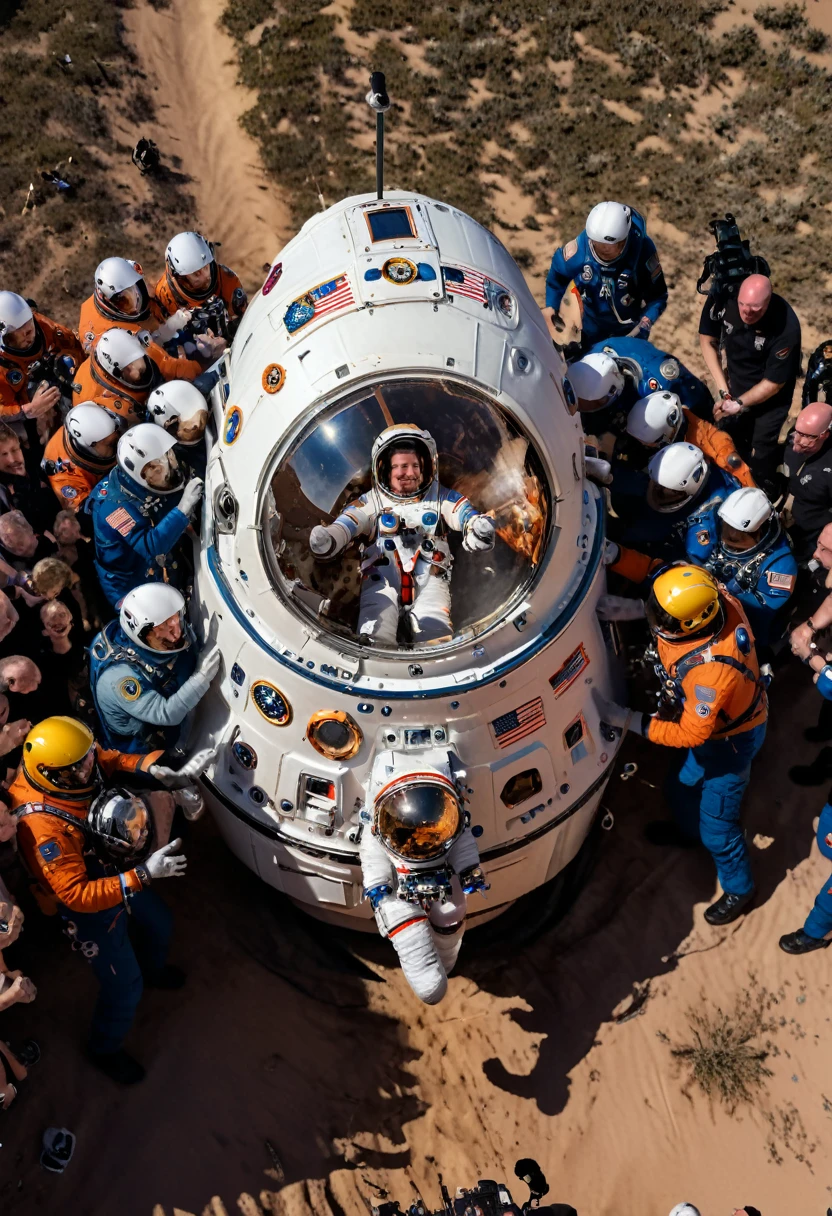 (Astronaut), astronaut stands on the highlands of the moon, witnessing the Earth rise from the lunar horizon. The beauty and tranquility are unforgettable, and the background of the scene is the pitch black universe, full body, (Photography), panoramic view, award-winning, cinematic still, emotional, vignette, dynamic, vivid, (masterpiece, best quality, Professional, perfect composition, very aesthetic, absurdres, ultra-detailed, intricate details:1.3)