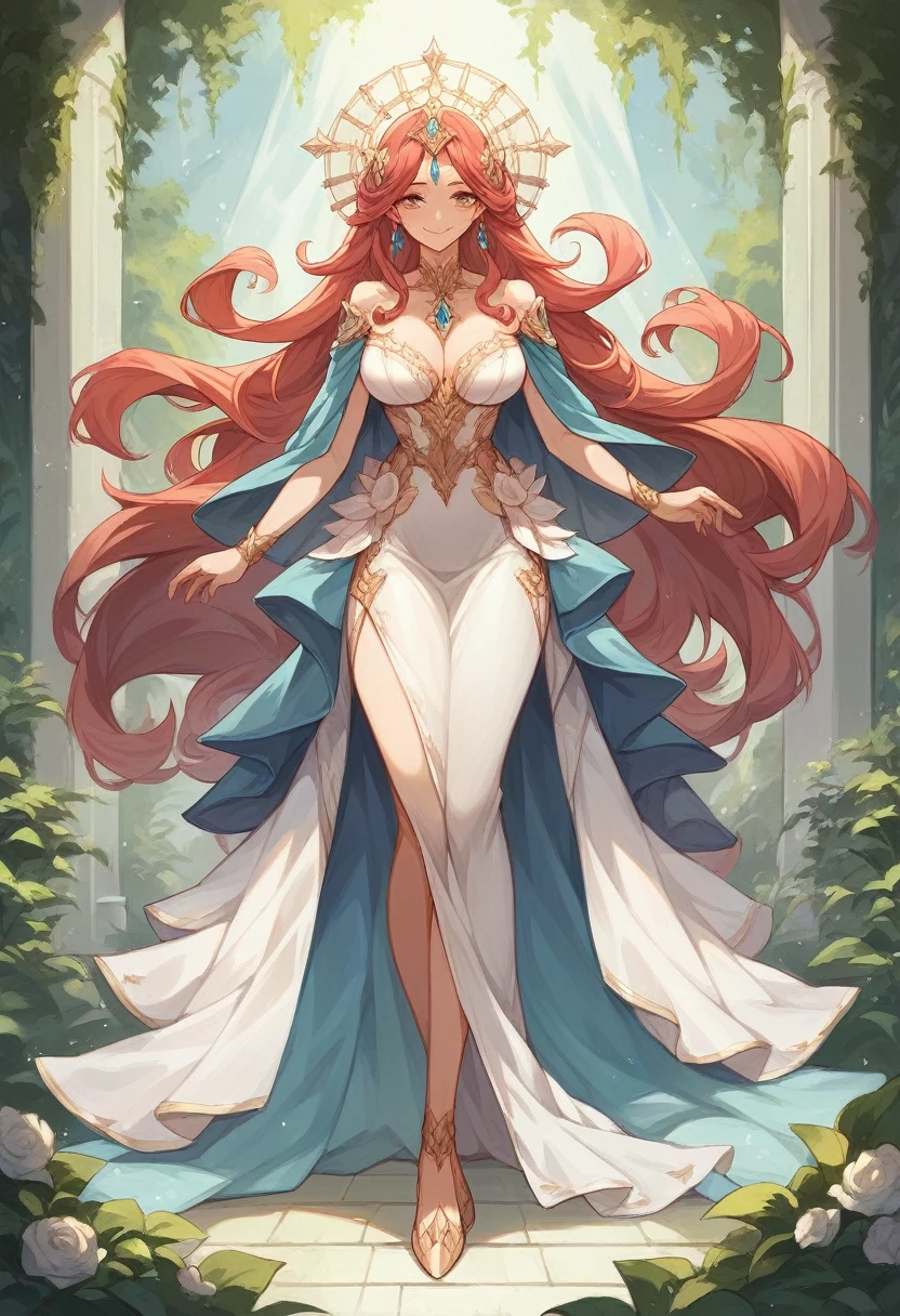((masterpiece)),Highest quality,Girl full body view, One beautiful girl,Smiling face ,Beautifully detailed and distinctive eyes, Beautiful detailed hair,