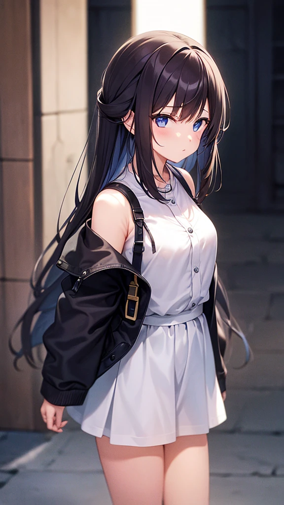 Girl's White Hair Uniform