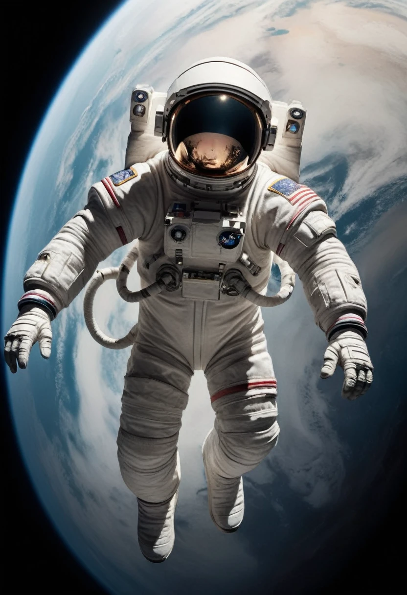 (Astronaut), full body, (Photography), panoramic view, award-winning, cinematic still, emotional, vignette, dynamic, vivid, (masterpiece, best quality, Professional, perfect composition, very aesthetic, absurdres, ultra-detailed, intricate details:1.3)