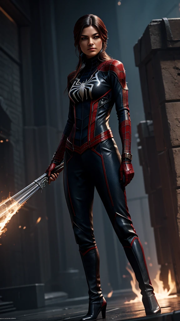 Spider-themed female character," "luxury assassin character," or "Fantasy characters are cool and cool.