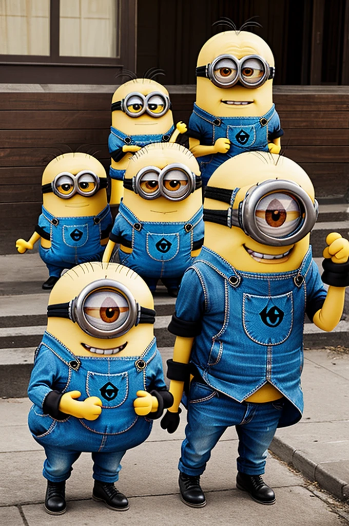4 ugly scary minions
