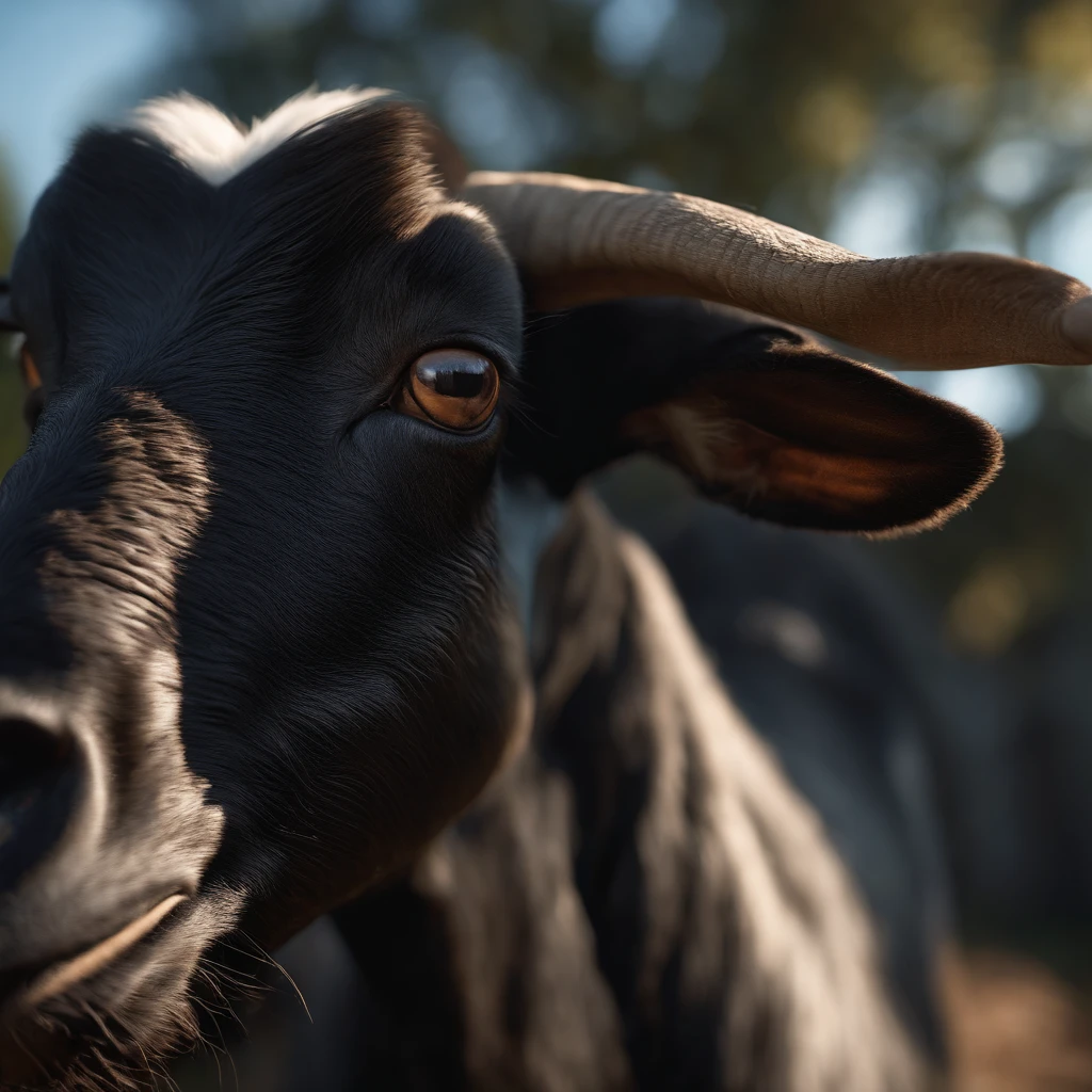 A detailed goat nose, black nose, ultra-detailed, realistic, photorealistic, 8k, high resolution, masterpiece, cinematic lighting, dramatic lighting, moody lighting, dramatic shadows, vivid colors, intricate details, extremely detailed, realistic texture, award-winning, stunning, breathtaking