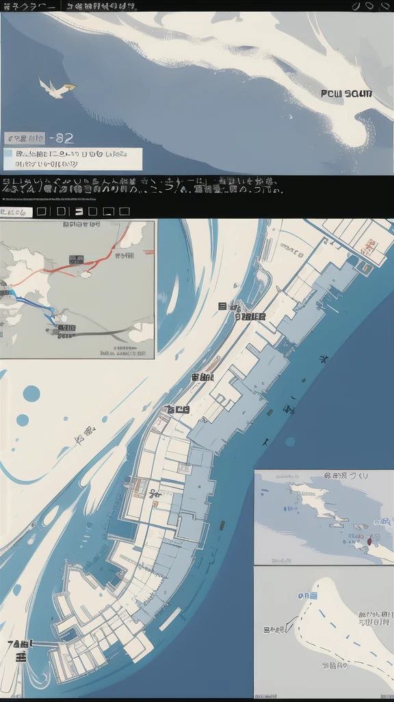 Tragedy at Sea: The Sewol Ferry General Map Outline of the Sewol ferry with important areas marked.
