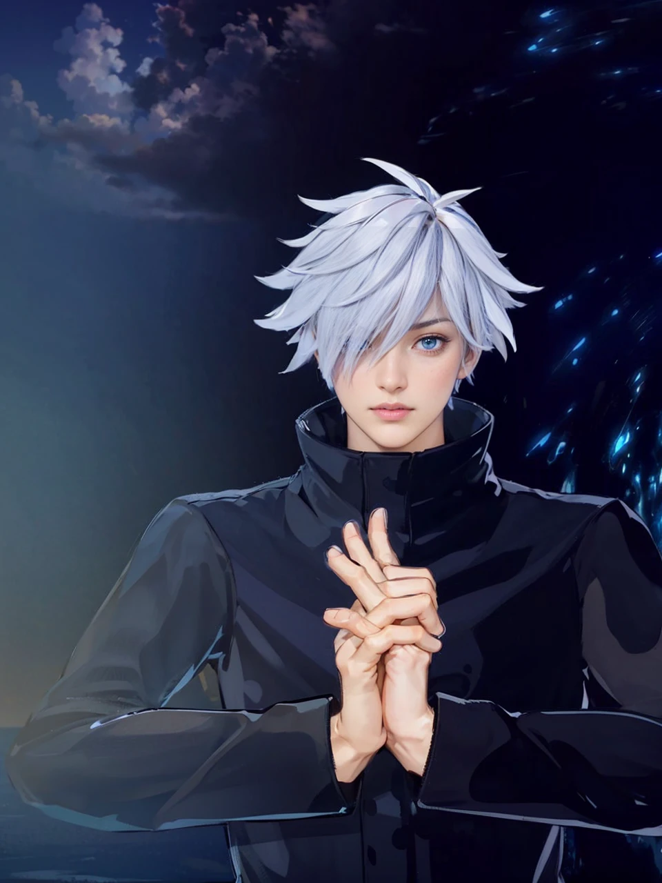 a close up of a person holding a sword in a field, masculine male, masterpiece, ((perfect eyes)) best quality, (semirealism:1.9), beautiful lighting, (extremely detailed CG unity 4k fhd wallpaper), High Detail, Sharp focus, dramatic outdoors, 1 boy ,19 years old, brown hair, light purpel eyes, 8k, ultra hd, ultra detailed texture, hyper realistic, masterpiece, detailed texture, detailed face, detailed skin, detailed lighting, (photorealistic:1.5), best quality, beautiful lighting, cinematic lighting, professional lighting, ultra highres, realistic, detailed hair, real hair, high quality, (realskin:1.5), extremely detailed, finely detail, ultra-detailed
