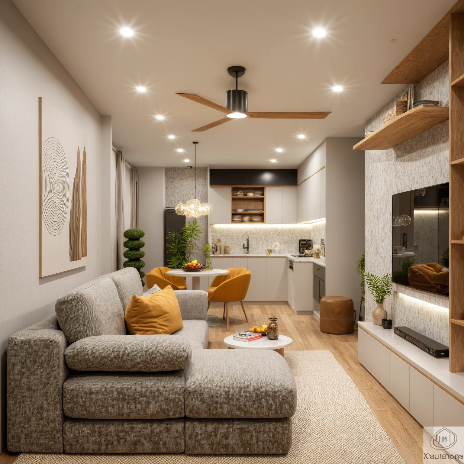 Interior Design, (modern interior space), (modern furniture design), (space that realistically describes the modern interior of a townhouse), (soft warm led light), (circle spotlight), (indoor), (neutral white tone color), (white wall), (An Cuong Wooden Furniture minimalist Style), (An Cuong wood with MDF surface glued with melamine coating), (architectural design visualization), (reflection), (focus on object), (material normal bump real reflection), (multi-level reflection), (chao vantage software visualization render),(((Best Quality))), ((Masterpiece)), ((best illustration)), ((best shadows)), (( Super Detail)), (Intricate lines), (Photorealism),(hyper detail), ((archdaily)), ((award winning design)), (dynamic light), ((spotlight)), (perfect light), ( shimering light), ((photorealistic)), ((intricate detail)), ((extreme detail)), ((crazy detail)), ((octane render)), ((trending on artstation)), ((High- fidelity)), ((Viwvid)), ((Crisp)), ((Bright)), ((Stunning)), ((Eye-catching)), ((High-quality)),((Sharp)), ((day sun environment)), ((Illuminating)), ((Flawless)), ((High-quality)),((Sharp edge render)), ((medium soft lighting)), ((photographic render)) , ((detailed archviz)), ((reality environment))