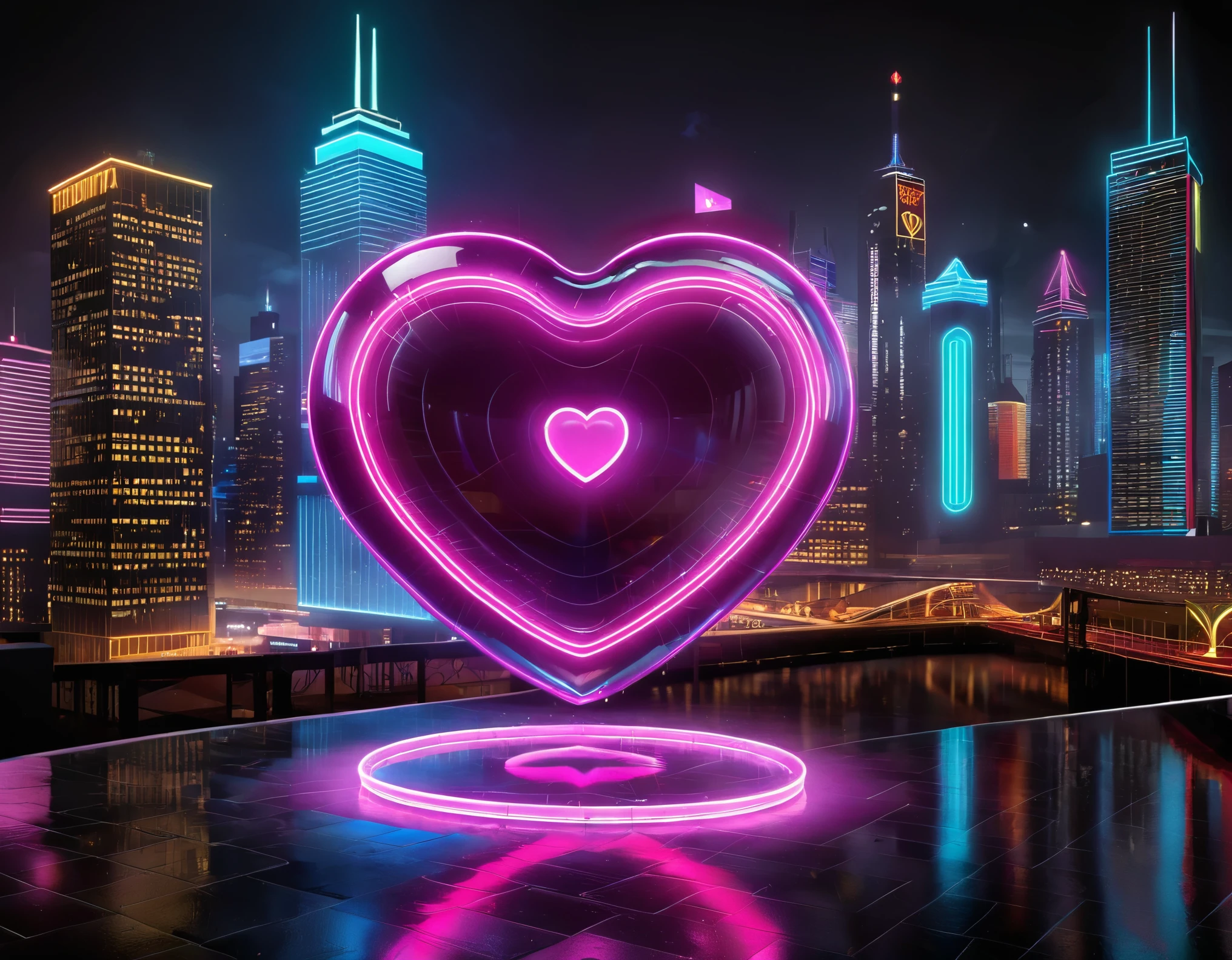 [Neon Heart emoji] Envision a neon-lit cityscape where vibrant signs and symbols beckon towards exclusive content. Each neon sign could represent a different facet of desire, creating a visually striking and alluring scene. Employ realistic rendering techniques to ensure the neon lights emit a seductive glow. Optimize the image for 8K resolution to showcase the vividness and clarity of the neon temptations.