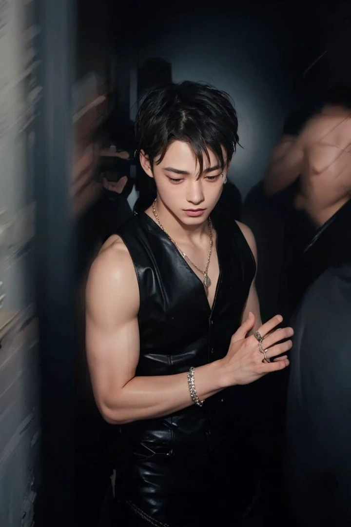 Jungkook 21 years old, defined body.