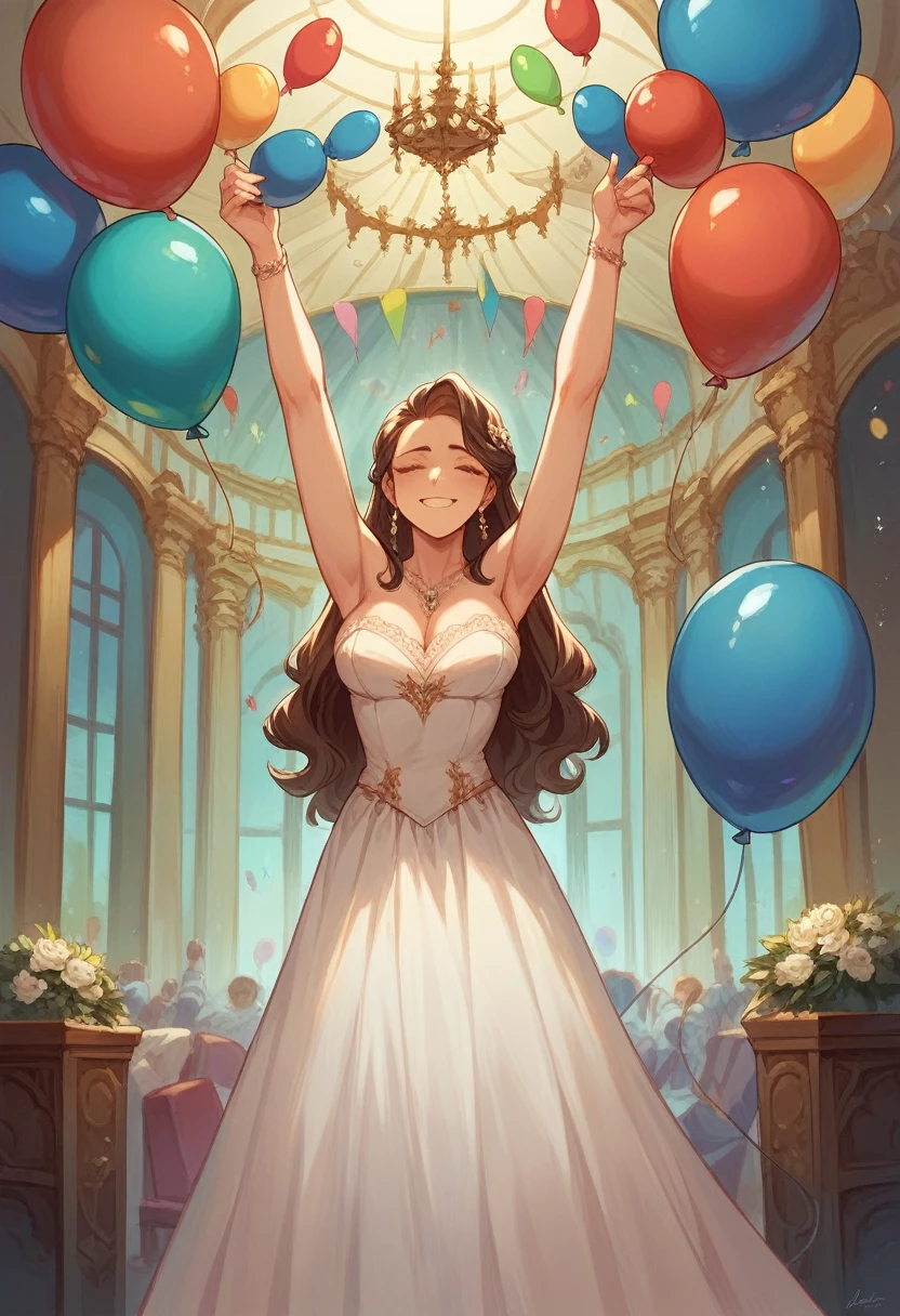 Create an image of a room with birthday gifts in black tones and elegant lead, that looks real and pretty that says "Happy Birthday my love" in the background with balloons on the ceiling that looks like a real photo of a common and ordinary but elegant and normal room