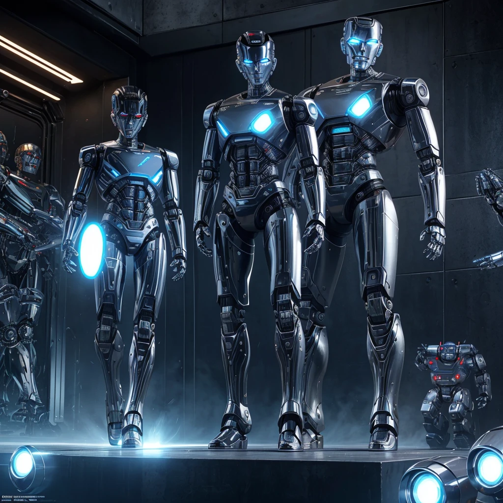 'terminator 3', 'terminator \(series\)', 'T-X', 'T-X(terminator)', 'endoskeleton', 'chrome metal', '(metal skin:1.4)', posing for a magazine. 'full body','sexy pose','porn pose', 'sexy', '(glowing pupils:1.3)', 'blue pupils', '(robot joints:1.3)',