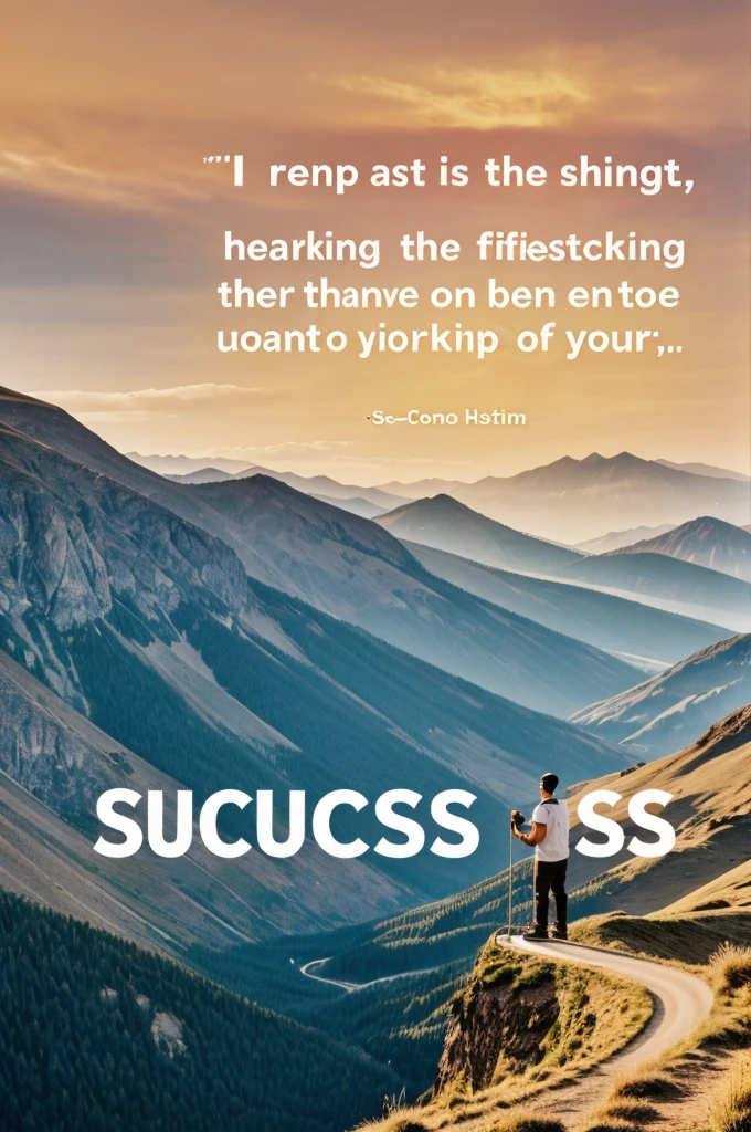 Success is the effort you put into things, keep working 