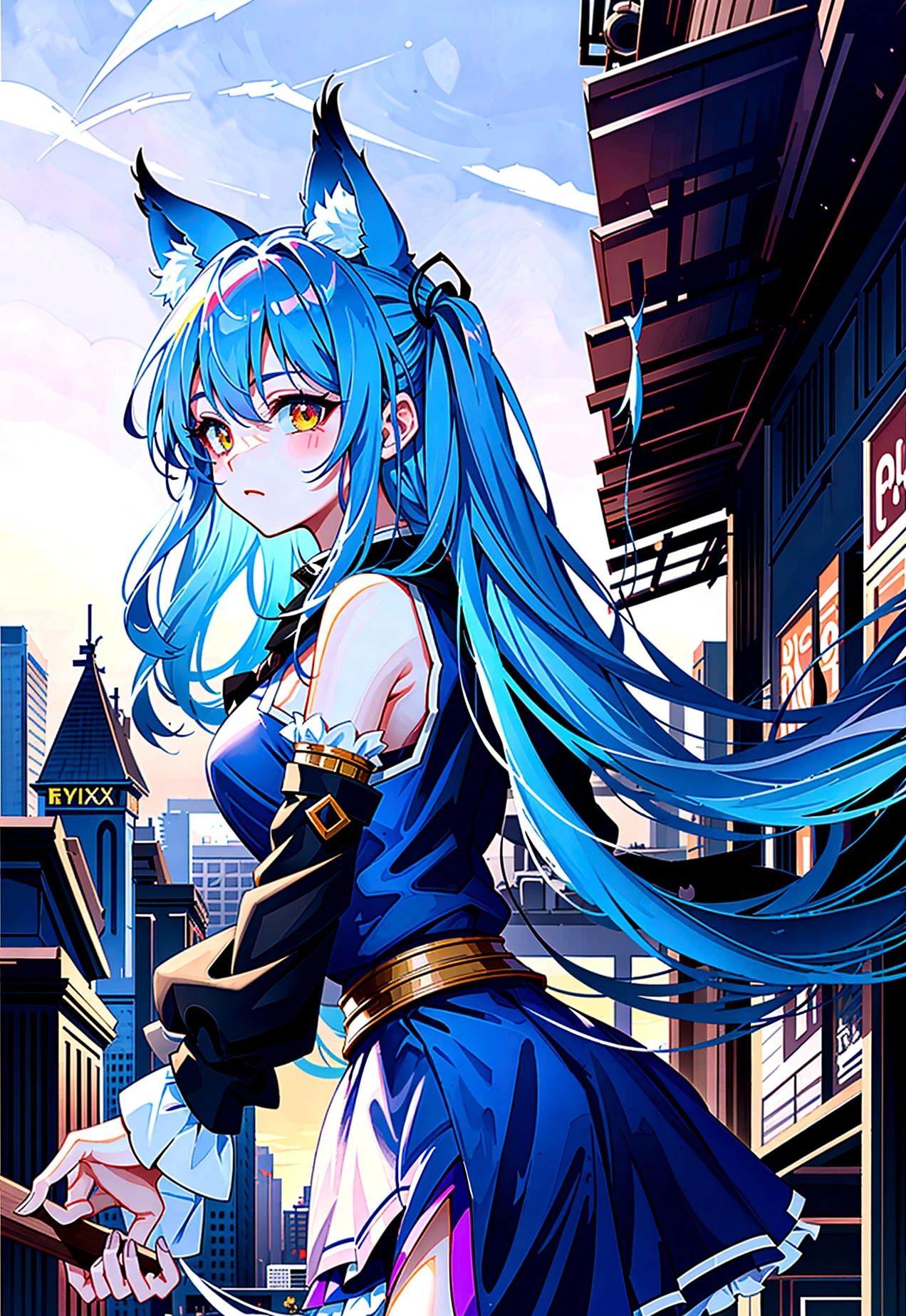 fox Light blue hair beast girl indigo fur fox beast girl fox Light blue hair fox Light blue hair beast girl indigo fur fox beast girl beast girl indigo fur fox beast girl Sesshomaru, Yellow eyes, Anime, Perfect face, Perfect Lighting, Outdoors, Warm colors, Dark purple sky, Autumn sunset, \(inuyasha\), Bearing Claw, Ready to fightPerfect Lighting, Outdoors, Warm colors, Dark purple sky, Autumn sunset, fox Light blue hair beast girl indigo fur fox beast girl