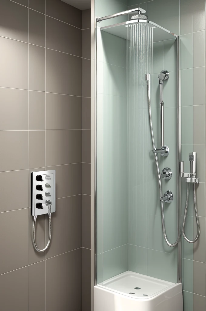 Bathroom shower that has two options