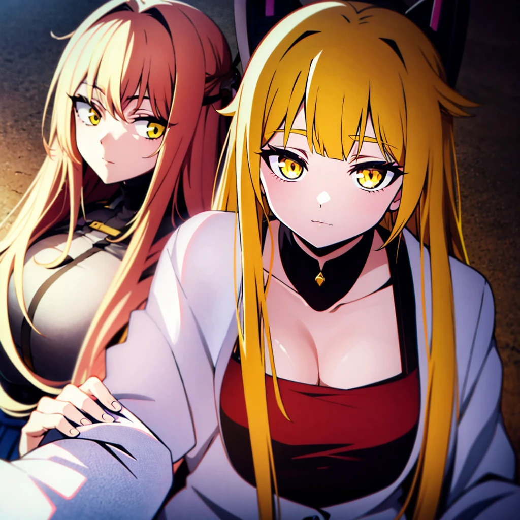 24 yers old anime girl withehair and yellow eyes(3a43477a48)
