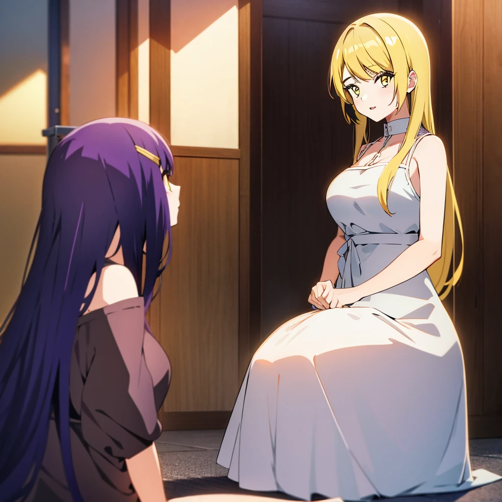 24 yers old anime girl withehair and yellow eyes(3a43477a48)