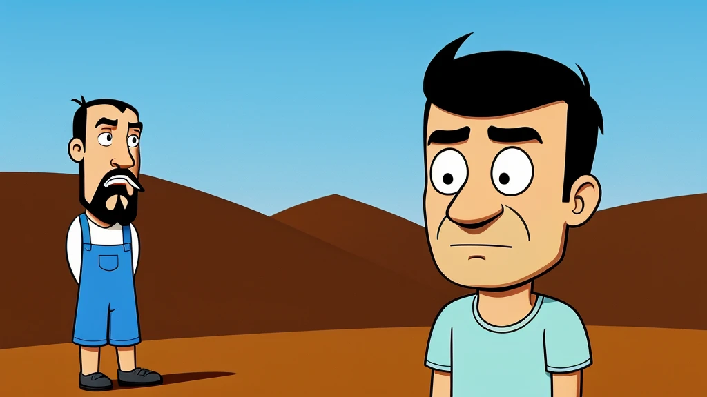 poor man cartoon image