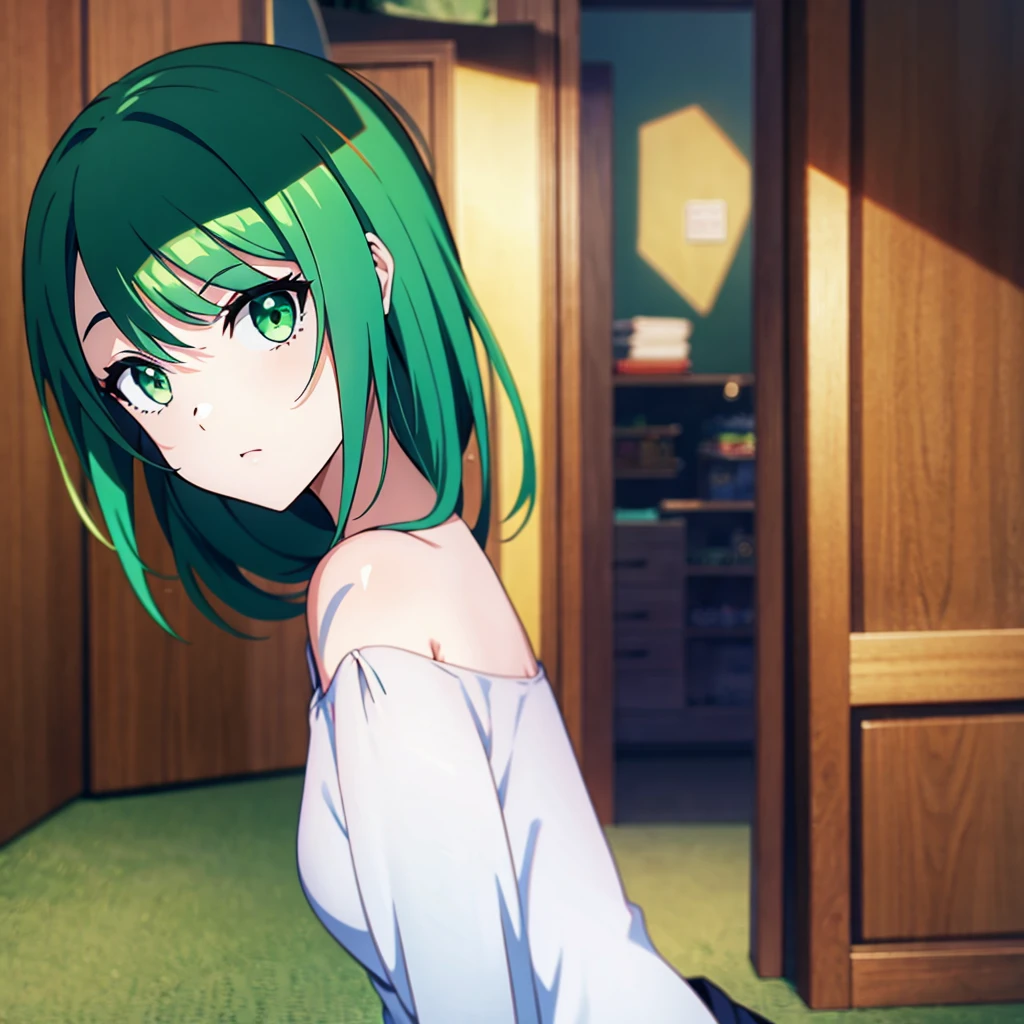 
24 yers old anime girl withe hair and green eyes[3a43477a48]